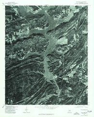 Ohatchee Alabama Historical topographic map, 1:24000 scale, 7.5 X 7.5 Minute, Year 1975