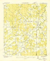 Old Bethel Alabama Historical topographic map, 1:24000 scale, 7.5 X 7.5 Minute, Year 1936