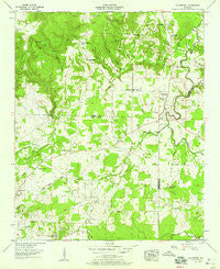 Old Bethel Alabama Historical topographic map, 1:24000 scale, 7.5 X 7.5 Minute, Year 1957