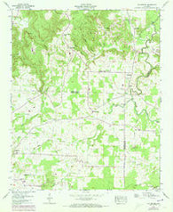 Old Bethel Alabama Historical topographic map, 1:24000 scale, 7.5 X 7.5 Minute, Year 1957