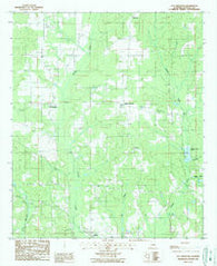 Old Kingston Alabama Historical topographic map, 1:24000 scale, 7.5 X 7.5 Minute, Year 1987