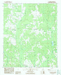 Old Kingston Alabama Historical topographic map, 1:24000 scale, 7.5 X 7.5 Minute, Year 1987