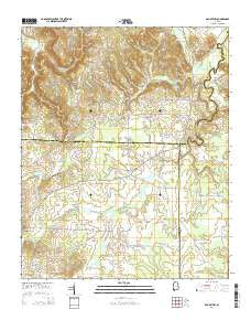 Old Bethel Alabama Current topographic map, 1:24000 scale, 7.5 X 7.5 Minute, Year 2014