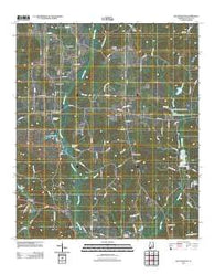 Old Kingston Alabama Historical topographic map, 1:24000 scale, 7.5 X 7.5 Minute, Year 2011