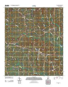 Old Town Alabama Historical topographic map, 1:24000 scale, 7.5 X 7.5 Minute, Year 2011