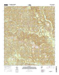 Old Town Alabama Current topographic map, 1:24000 scale, 7.5 X 7.5 Minute, Year 2014