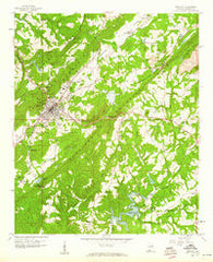 Oneonta Alabama Historical topographic map, 1:24000 scale, 7.5 X 7.5 Minute, Year 1958