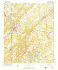Oneonta Alabama Historical topographic map, 1:24000 scale, 7.5 X 7.5 Minute, Year 1958