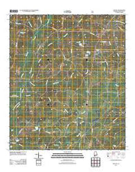 Onycha Alabama Historical topographic map, 1:24000 scale, 7.5 X 7.5 Minute, Year 2011