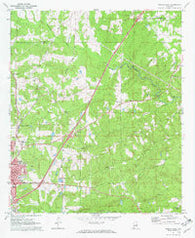 Opelika East Alabama Historical topographic map, 1:24000 scale, 7.5 X 7.5 Minute, Year 1970