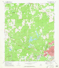 Opelika West Alabama Historical topographic map, 1:24000 scale, 7.5 X 7.5 Minute, Year 1971