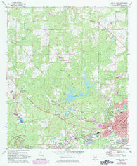 Opelika West Alabama Historical topographic map, 1:24000 scale, 7.5 X 7.5 Minute, Year 1971