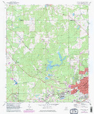 Opelika West Alabama Historical topographic map, 1:24000 scale, 7.5 X 7.5 Minute, Year 1971