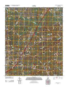 Opelika East Alabama Historical topographic map, 1:24000 scale, 7.5 X 7.5 Minute, Year 2011