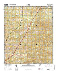 Opelika East Alabama Current topographic map, 1:24000 scale, 7.5 X 7.5 Minute, Year 2014