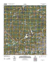 Opelika West Alabama Historical topographic map, 1:24000 scale, 7.5 X 7.5 Minute, Year 2011