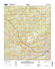 Opelika West Alabama Current topographic map, 1:24000 scale, 7.5 X 7.5 Minute, Year 2014