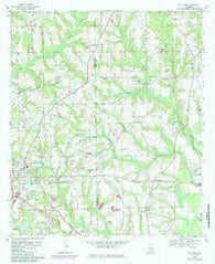 Opp East Alabama Historical topographic map, 1:24000 scale, 7.5 X 7.5 Minute, Year 1968