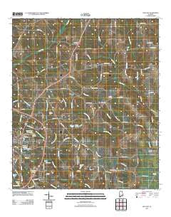 Opp East Alabama Historical topographic map, 1:24000 scale, 7.5 X 7.5 Minute, Year 2011