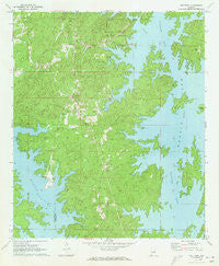 Our Town Alabama Historical topographic map, 1:24000 scale, 7.5 X 7.5 Minute, Year 1971