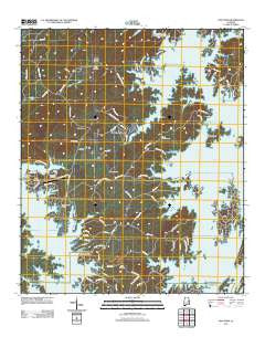 Our Town Alabama Historical topographic map, 1:24000 scale, 7.5 X 7.5 Minute, Year 2011
