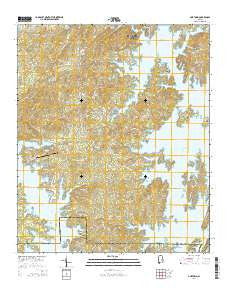Our Town Alabama Current topographic map, 1:24000 scale, 7.5 X 7.5 Minute, Year 2014