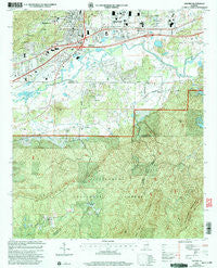 Oxford Alabama Historical topographic map, 1:24000 scale, 7.5 X 7.5 Minute, Year 2001