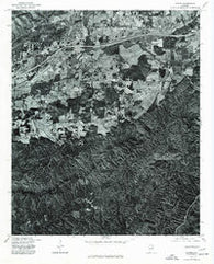 Oxford Alabama Historical topographic map, 1:24000 scale, 7.5 X 7.5 Minute, Year 1975