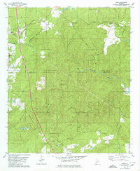 Ozan Alabama Historical topographic map, 1:24000 scale, 7.5 X 7.5 Minute, Year 1979