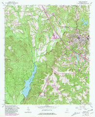 Ozark Alabama Historical topographic map, 1:24000 scale, 7.5 X 7.5 Minute, Year 1960
