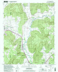Paint Rock Alabama Historical topographic map, 1:24000 scale, 7.5 X 7.5 Minute, Year 1997