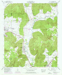 Paint Rock Alabama Historical topographic map, 1:24000 scale, 7.5 X 7.5 Minute, Year 1948