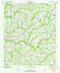 Painter Alabama Historical topographic map, 1:24000 scale, 7.5 X 7.5 Minute, Year 1947