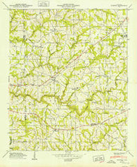 Painter Alabama Historical topographic map, 1:24000 scale, 7.5 X 7.5 Minute, Year 1949