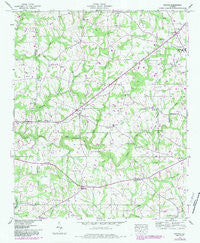Painter Alabama Historical topographic map, 1:24000 scale, 7.5 X 7.5 Minute, Year 1947