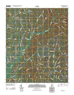 Palmetto Alabama Historical topographic map, 1:24000 scale, 7.5 X 7.5 Minute, Year 2011
