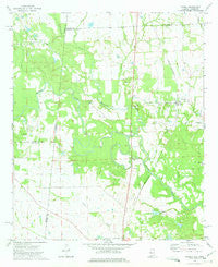 Panola Alabama Historical topographic map, 1:24000 scale, 7.5 X 7.5 Minute, Year 1973