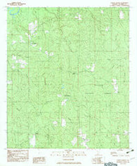 Parker Springs Alabama Historical topographic map, 1:24000 scale, 7.5 X 7.5 Minute, Year 1982