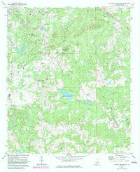 Parkers Crossroads Alabama Historical topographic map, 1:24000 scale, 7.5 X 7.5 Minute, Year 1971