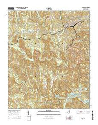 Parrish Alabama Current topographic map, 1:24000 scale, 7.5 X 7.5 Minute, Year 2014