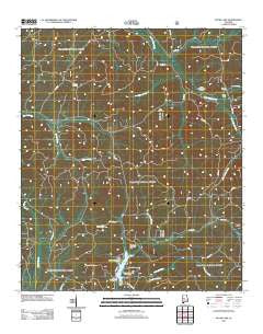 Payne Lake Alabama Historical topographic map, 1:24000 scale, 7.5 X 7.5 Minute, Year 2011