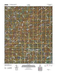 Pea Ridge Alabama Historical topographic map, 1:24000 scale, 7.5 X 7.5 Minute, Year 2011