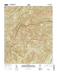 Pea Ridge Alabama Current topographic map, 1:24000 scale, 7.5 X 7.5 Minute, Year 2014
