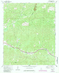 Pearson Alabama Historical topographic map, 1:24000 scale, 7.5 X 7.5 Minute, Year 1969