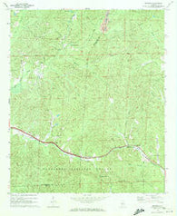 Pearson Alabama Historical topographic map, 1:24000 scale, 7.5 X 7.5 Minute, Year 1969