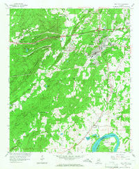 Pell City Alabama Historical topographic map, 1:24000 scale, 7.5 X 7.5 Minute, Year 1958