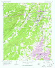 Pell City Alabama Historical topographic map, 1:24000 scale, 7.5 X 7.5 Minute, Year 1958