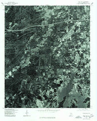 Pell City Alabama Historical topographic map, 1:24000 scale, 7.5 X 7.5 Minute, Year 1975