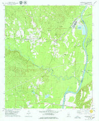 Pennington Alabama Historical topographic map, 1:24000 scale, 7.5 X 7.5 Minute, Year 1978