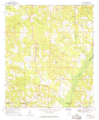Perote Alabama Historical topographic map, 1:24000 scale, 7.5 X 7.5 Minute, Year 1968